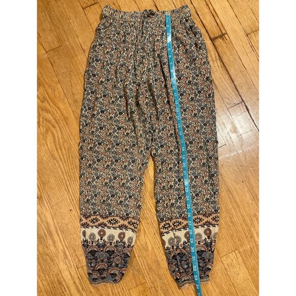 Natural Life BOHO Flowy Jogger Pants Womens Size XS - Picture 3 of 6